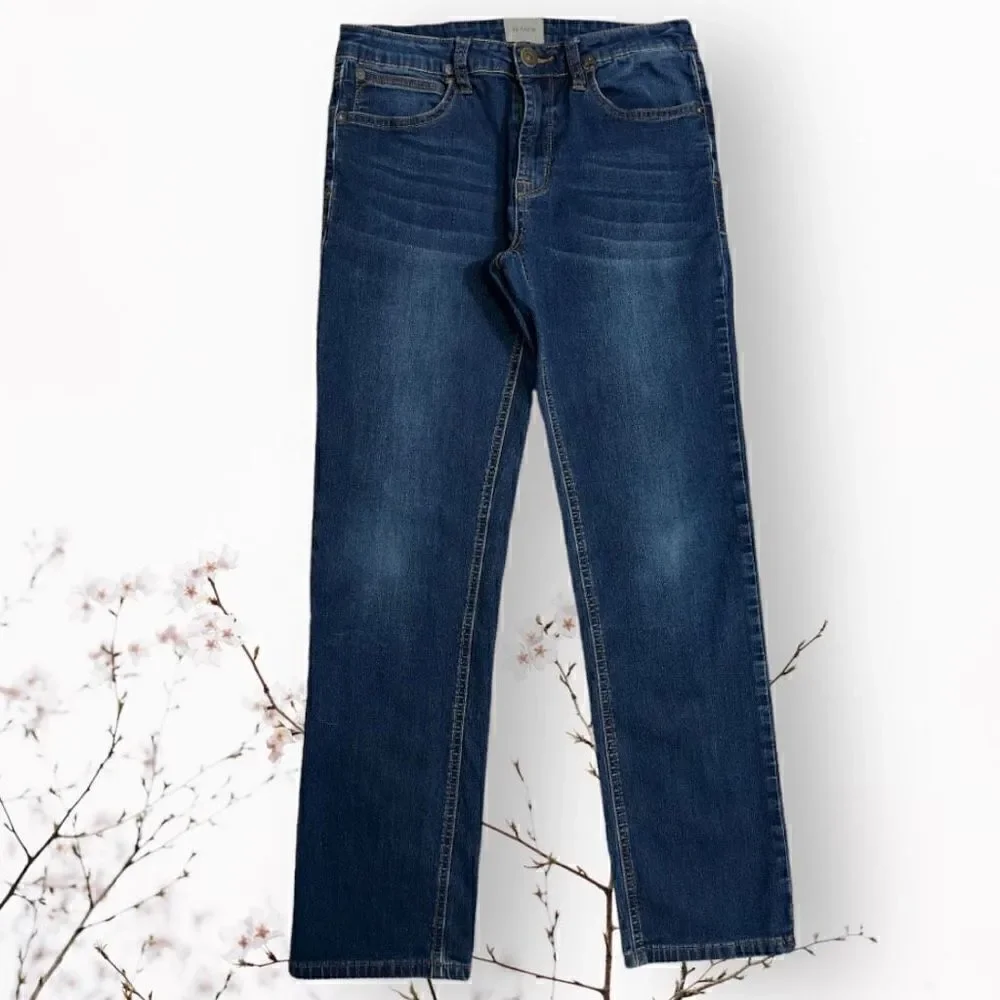 Hudson Mid Rise Straight Leg Ankle Jeans Girls Sz 14